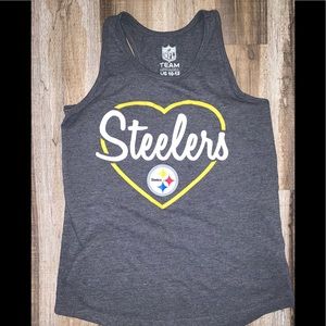 Girls NFL Steelers racer back tank